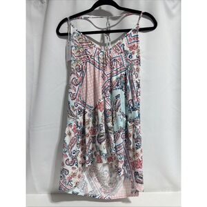 In Bloom by Jonquil Peach XL NWT Floral Pajama Dress Adjustable Summer